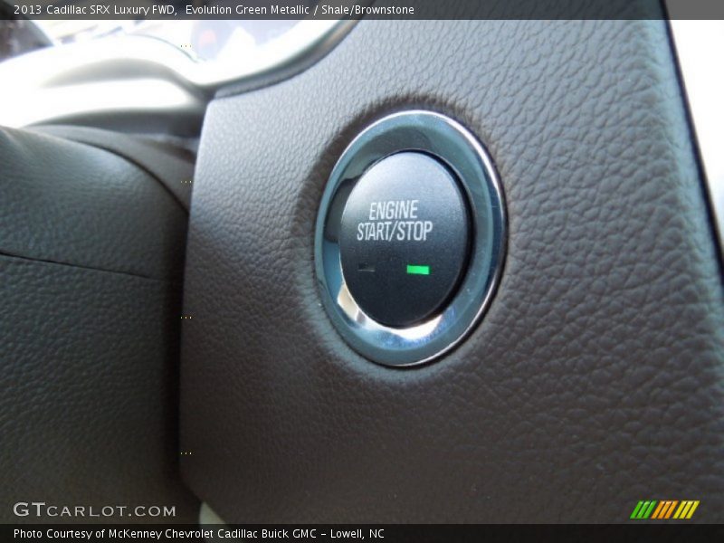 Evolution Green Metallic / Shale/Brownstone 2013 Cadillac SRX Luxury FWD