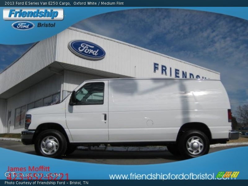 Oxford White / Medium Flint 2013 Ford E Series Van E250 Cargo
