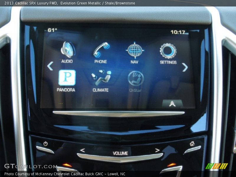 Evolution Green Metallic / Shale/Brownstone 2013 Cadillac SRX Luxury FWD