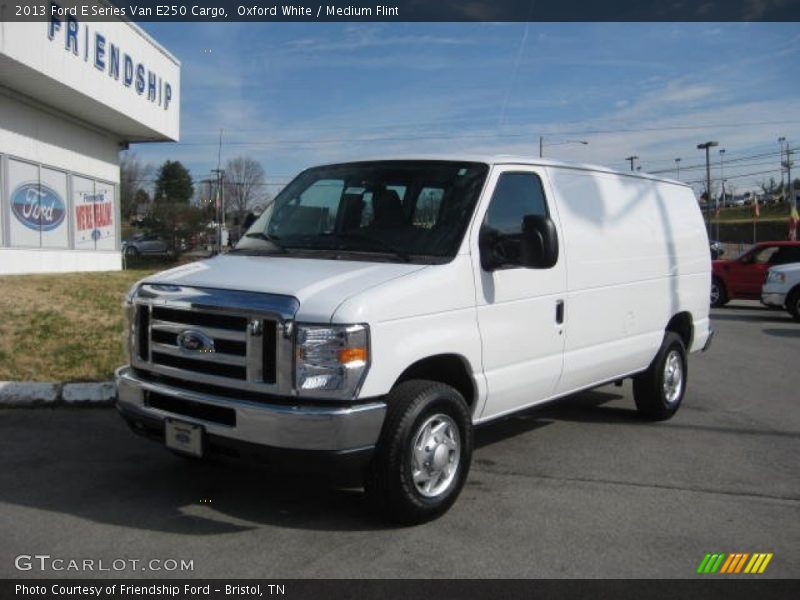 Oxford White / Medium Flint 2013 Ford E Series Van E250 Cargo