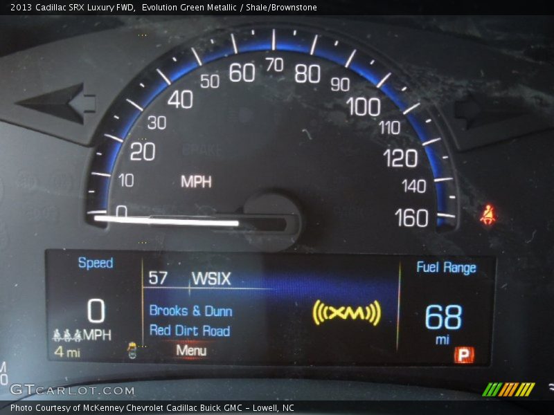 Evolution Green Metallic / Shale/Brownstone 2013 Cadillac SRX Luxury FWD