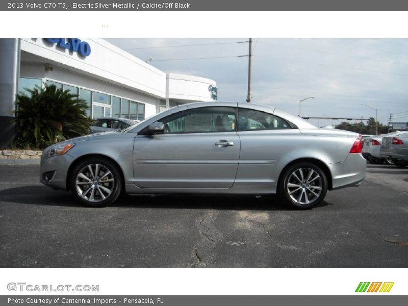 Electric Silver Metallic / Calcite/Off Black 2013 Volvo C70 T5