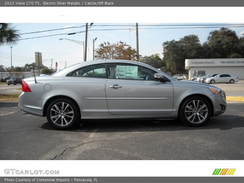 Electric Silver Metallic / Calcite/Off Black 2013 Volvo C70 T5