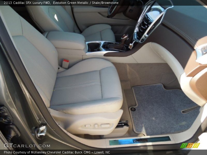 Evolution Green Metallic / Shale/Brownstone 2013 Cadillac SRX Luxury FWD