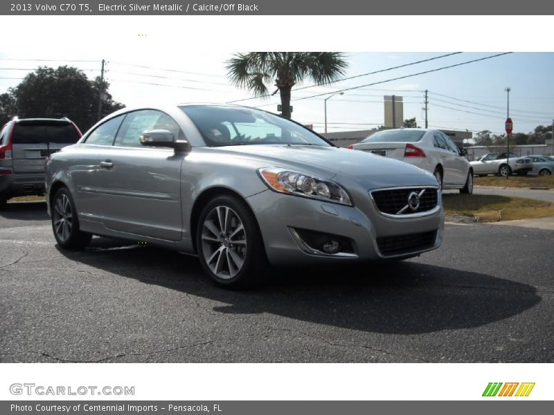 Electric Silver Metallic / Calcite/Off Black 2013 Volvo C70 T5