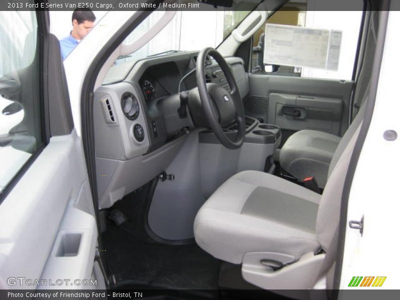 Oxford White / Medium Flint 2013 Ford E Series Van E250 Cargo