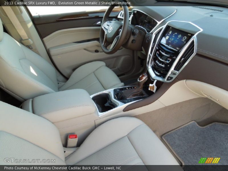 Evolution Green Metallic / Shale/Brownstone 2013 Cadillac SRX Luxury FWD
