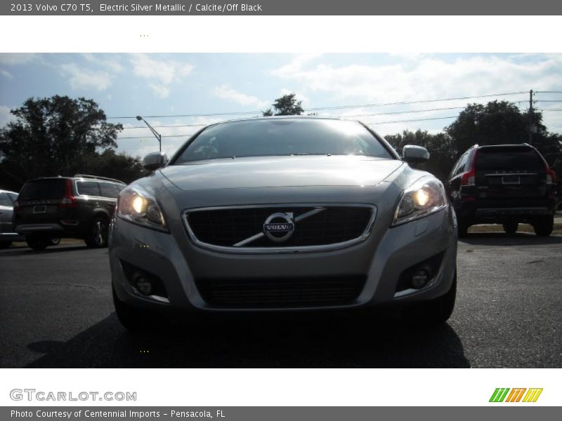 Electric Silver Metallic / Calcite/Off Black 2013 Volvo C70 T5