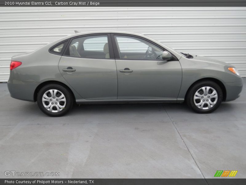 Carbon Gray Mist / Beige 2010 Hyundai Elantra GLS