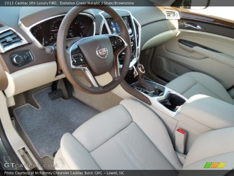 Evolution Green Metallic / Shale/Brownstone 2013 Cadillac SRX Luxury FWD
