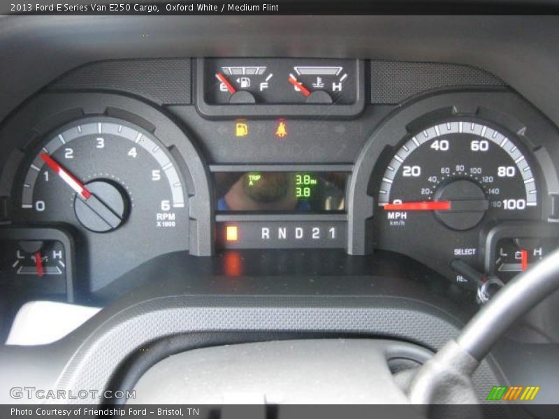 Oxford White / Medium Flint 2013 Ford E Series Van E250 Cargo