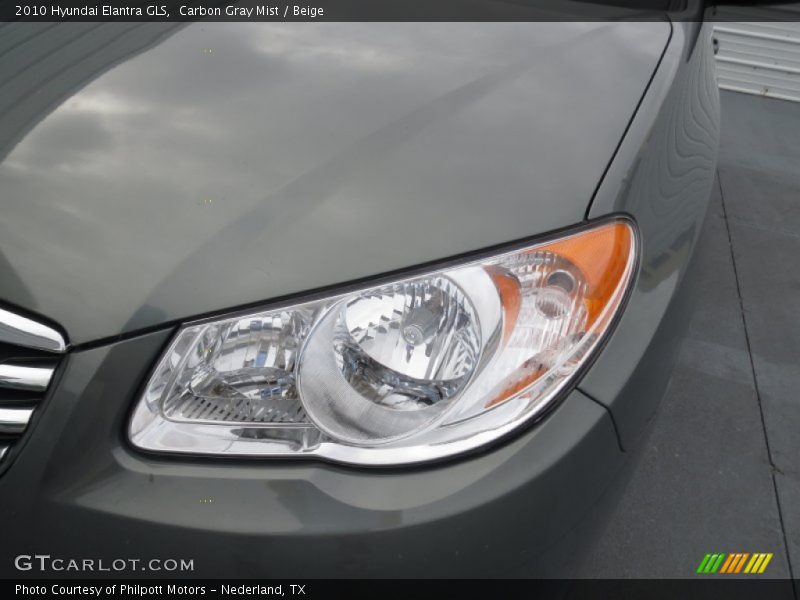 Carbon Gray Mist / Beige 2010 Hyundai Elantra GLS