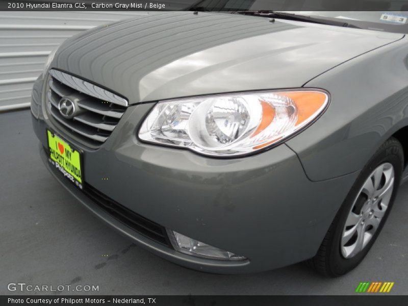 Carbon Gray Mist / Beige 2010 Hyundai Elantra GLS