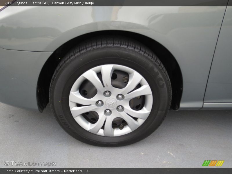 Carbon Gray Mist / Beige 2010 Hyundai Elantra GLS