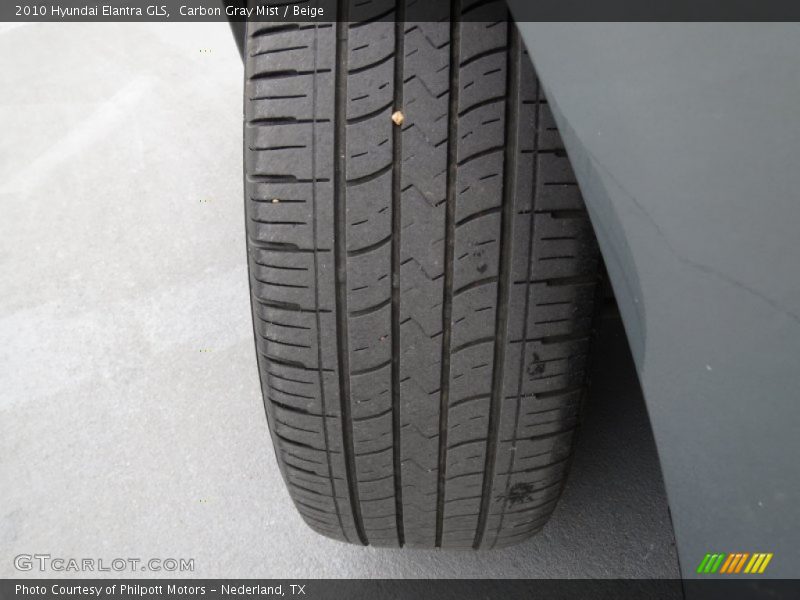 Carbon Gray Mist / Beige 2010 Hyundai Elantra GLS