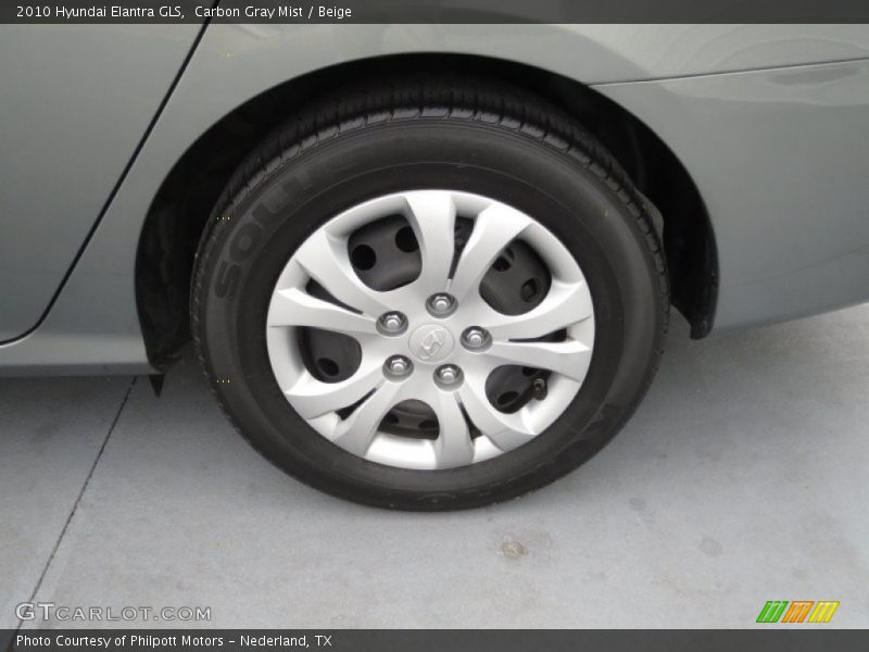 Carbon Gray Mist / Beige 2010 Hyundai Elantra GLS