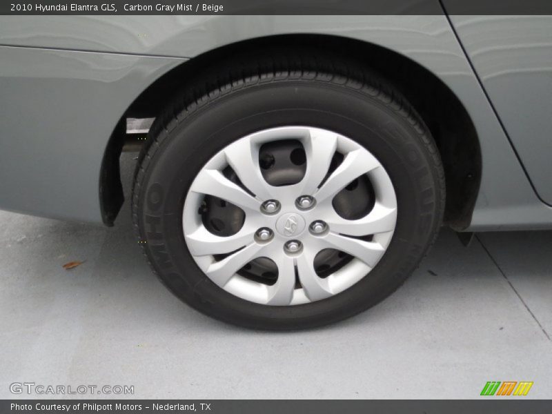 Carbon Gray Mist / Beige 2010 Hyundai Elantra GLS