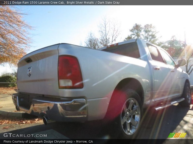 Bright Silver Metallic / Dark Slate Gray 2011 Dodge Ram 1500 Laramie Crew Cab