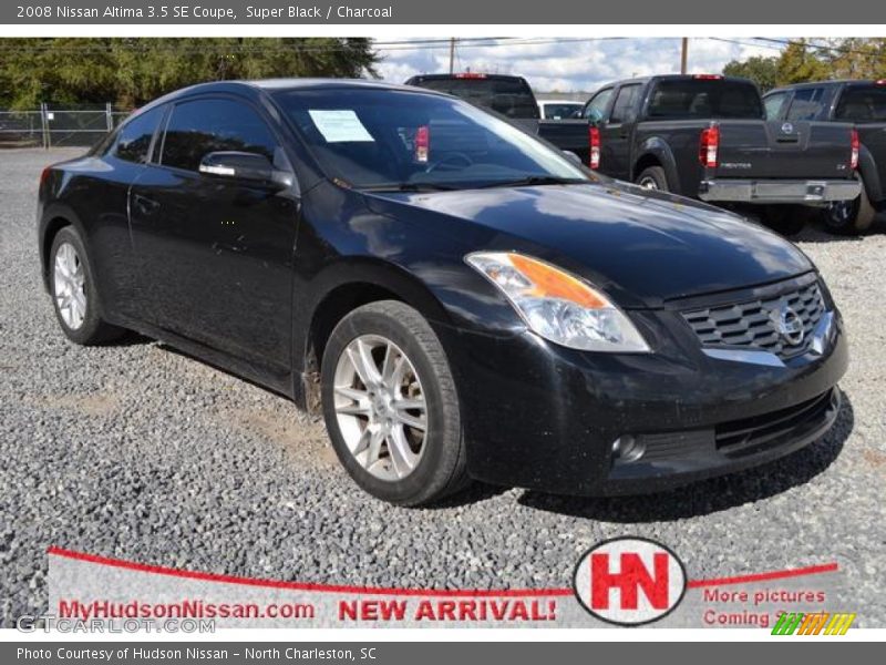 Super Black / Charcoal 2008 Nissan Altima 3.5 SE Coupe