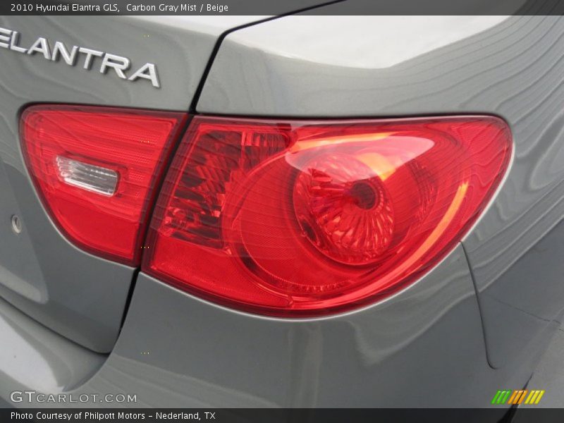 Carbon Gray Mist / Beige 2010 Hyundai Elantra GLS