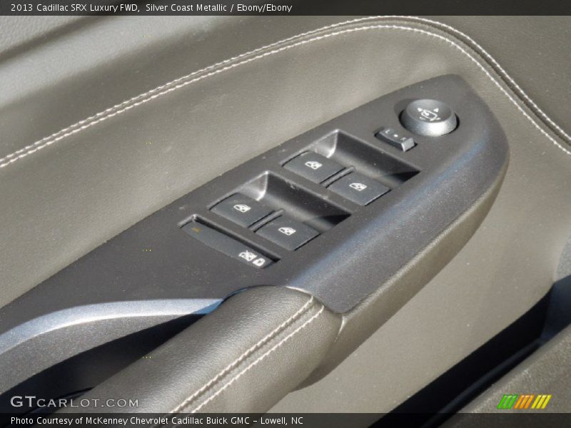 Silver Coast Metallic / Ebony/Ebony 2013 Cadillac SRX Luxury FWD