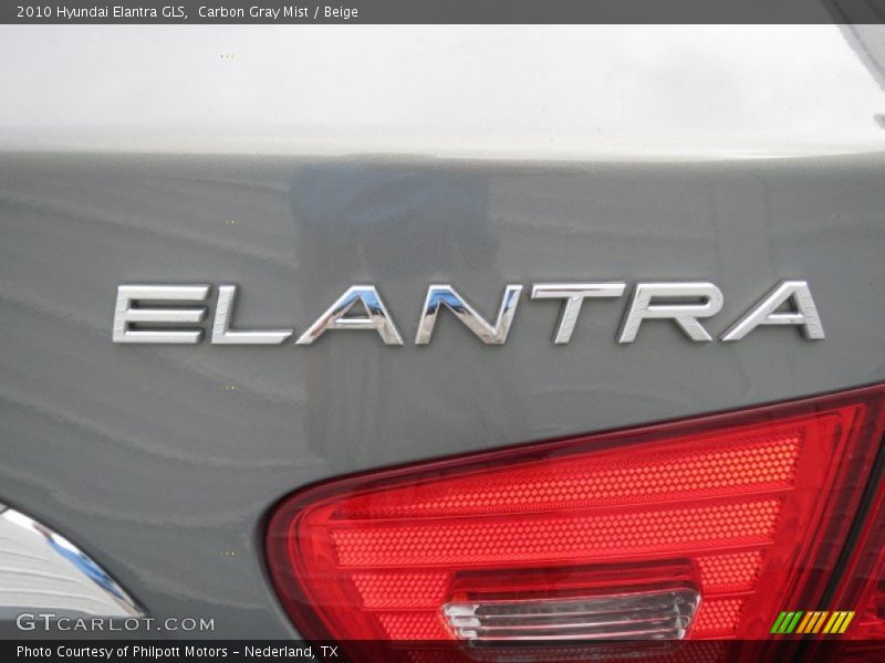 Carbon Gray Mist / Beige 2010 Hyundai Elantra GLS
