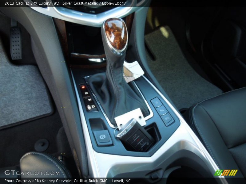 Silver Coast Metallic / Ebony/Ebony 2013 Cadillac SRX Luxury FWD