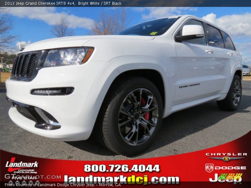 Bright White / SRT Black 2013 Jeep Grand Cherokee SRT8 4x4