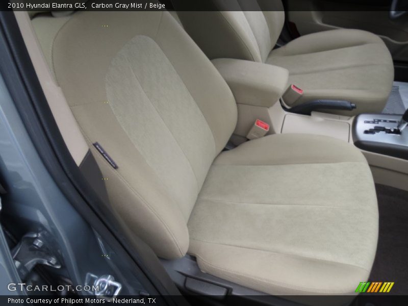 Carbon Gray Mist / Beige 2010 Hyundai Elantra GLS