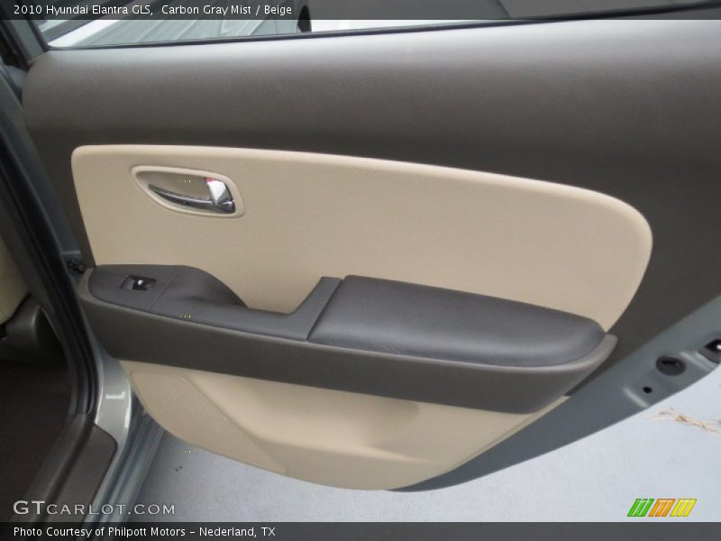 Carbon Gray Mist / Beige 2010 Hyundai Elantra GLS