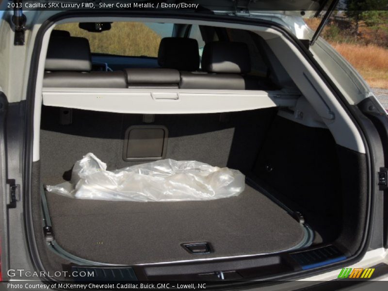 Silver Coast Metallic / Ebony/Ebony 2013 Cadillac SRX Luxury FWD
