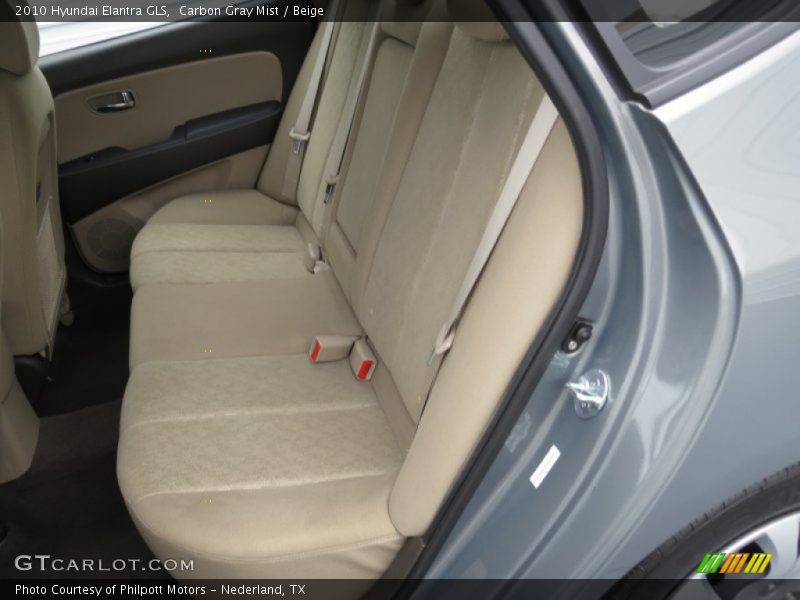 Carbon Gray Mist / Beige 2010 Hyundai Elantra GLS