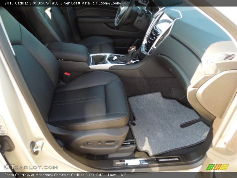 Silver Coast Metallic / Ebony/Ebony 2013 Cadillac SRX Luxury FWD