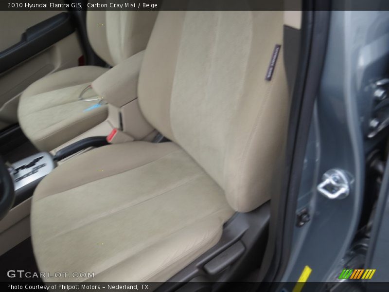 Carbon Gray Mist / Beige 2010 Hyundai Elantra GLS