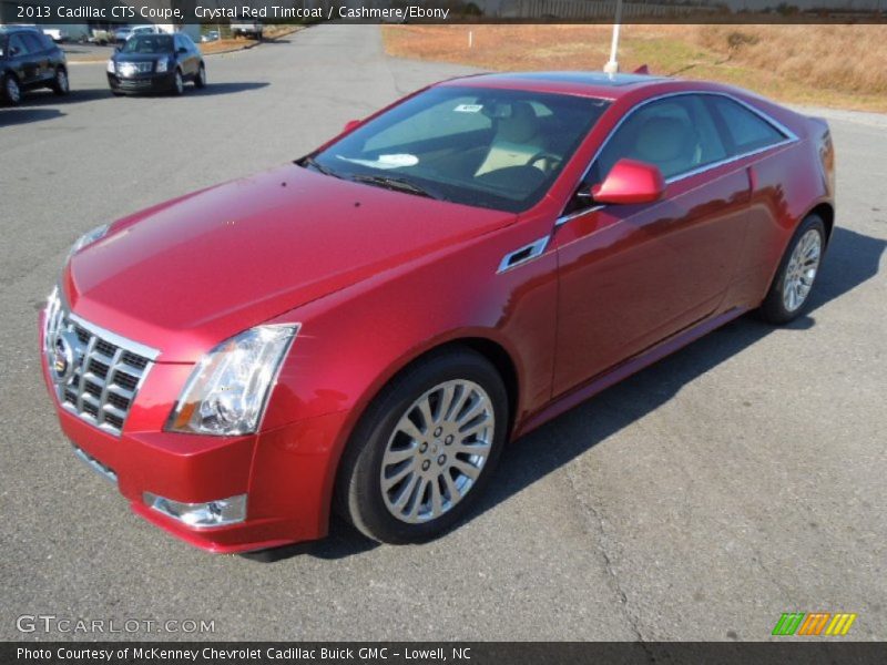 Crystal Red Tintcoat / Cashmere/Ebony 2013 Cadillac CTS Coupe