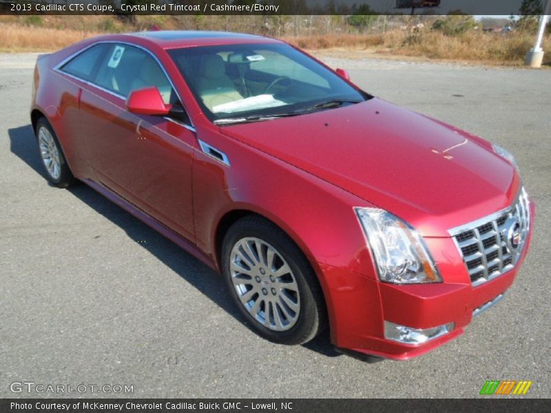 Crystal Red Tintcoat / Cashmere/Ebony 2013 Cadillac CTS Coupe