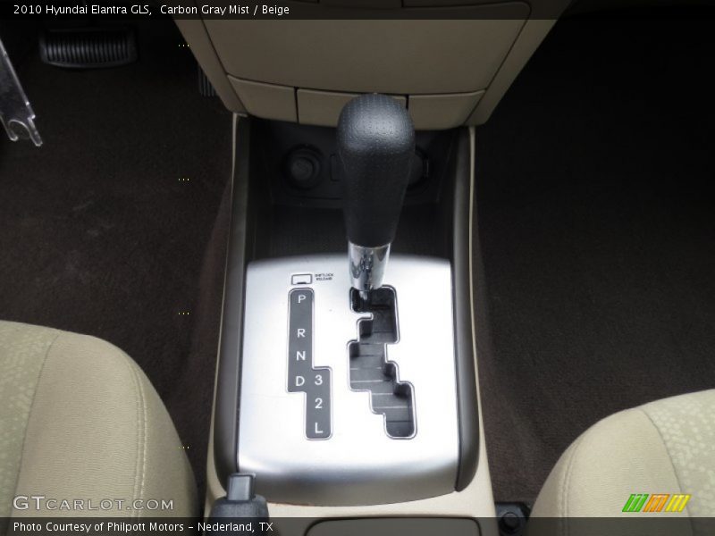 Carbon Gray Mist / Beige 2010 Hyundai Elantra GLS