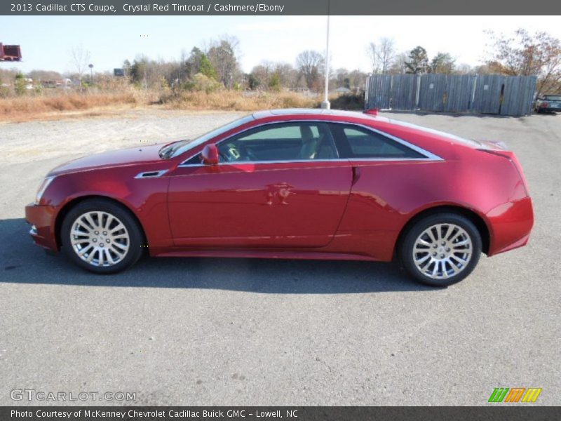 Crystal Red Tintcoat / Cashmere/Ebony 2013 Cadillac CTS Coupe