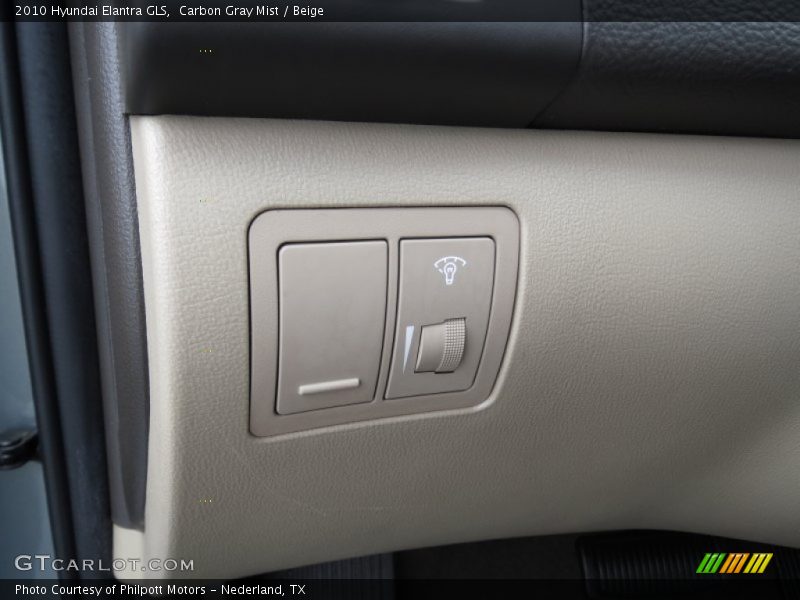 Carbon Gray Mist / Beige 2010 Hyundai Elantra GLS