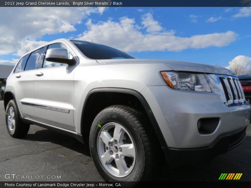 Bright Silver Metallic / Black 2013 Jeep Grand Cherokee Laredo