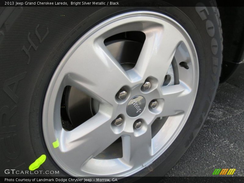 Bright Silver Metallic / Black 2013 Jeep Grand Cherokee Laredo