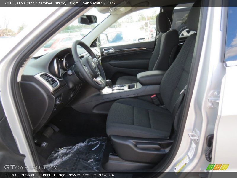 Bright Silver Metallic / Black 2013 Jeep Grand Cherokee Laredo