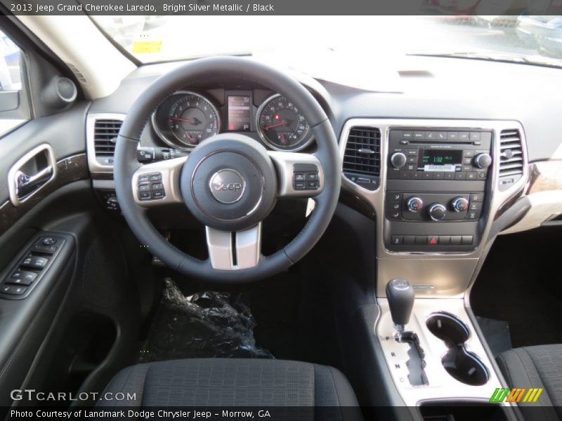 Bright Silver Metallic / Black 2013 Jeep Grand Cherokee Laredo