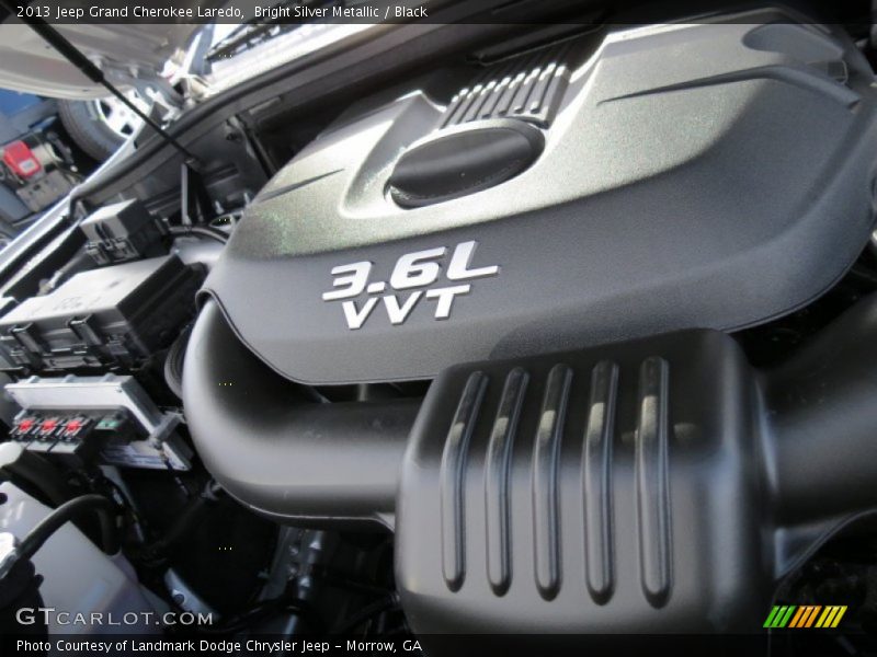 Bright Silver Metallic / Black 2013 Jeep Grand Cherokee Laredo