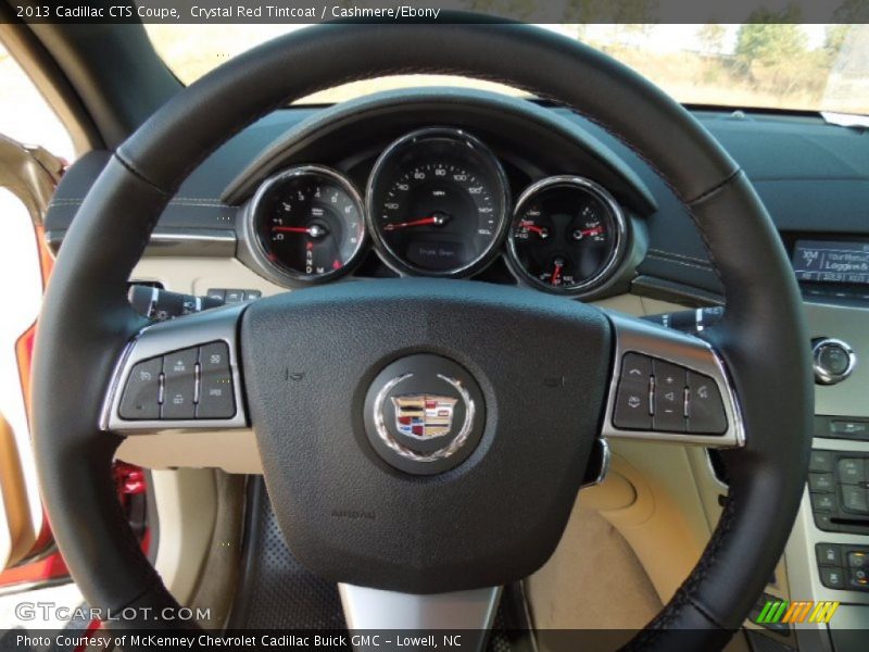 Crystal Red Tintcoat / Cashmere/Ebony 2013 Cadillac CTS Coupe