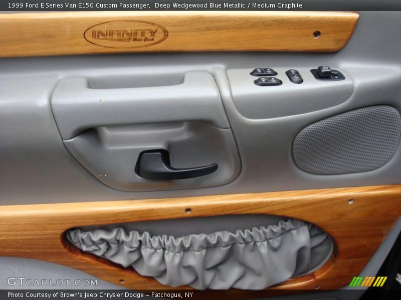 Deep Wedgewood Blue Metallic / Medium Graphite 1999 Ford E Series Van E150 Custom Passenger