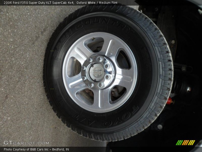 Oxford White / Medium Flint 2006 Ford F350 Super Duty XLT SuperCab 4x4