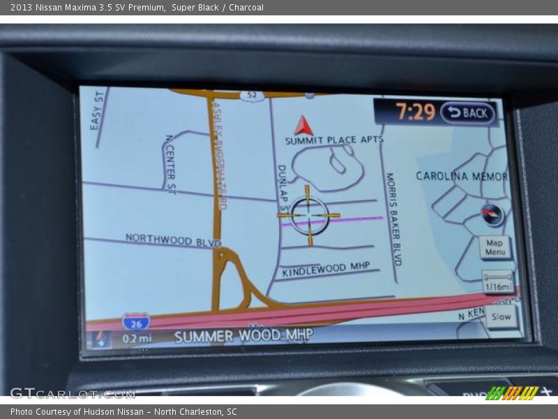 Navigation of 2013 Maxima 3.5 SV Premium