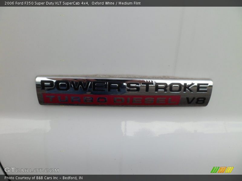 Oxford White / Medium Flint 2006 Ford F350 Super Duty XLT SuperCab 4x4