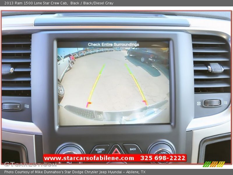 Black / Black/Diesel Gray 2013 Ram 1500 Lone Star Crew Cab